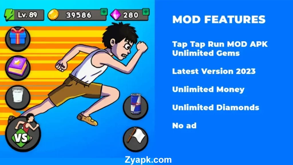 Mod-features-Tap Tap Run MOD APK