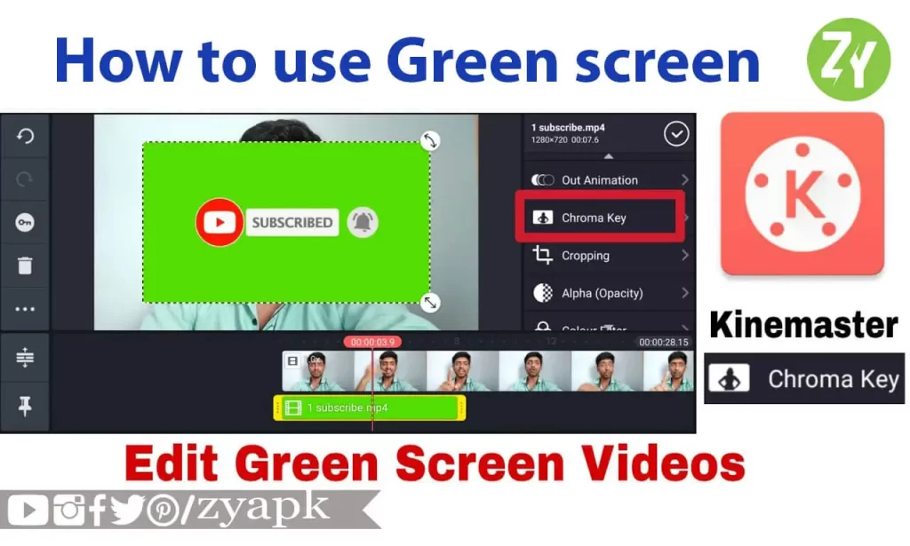 How To Use Green Screen on Kinemaster