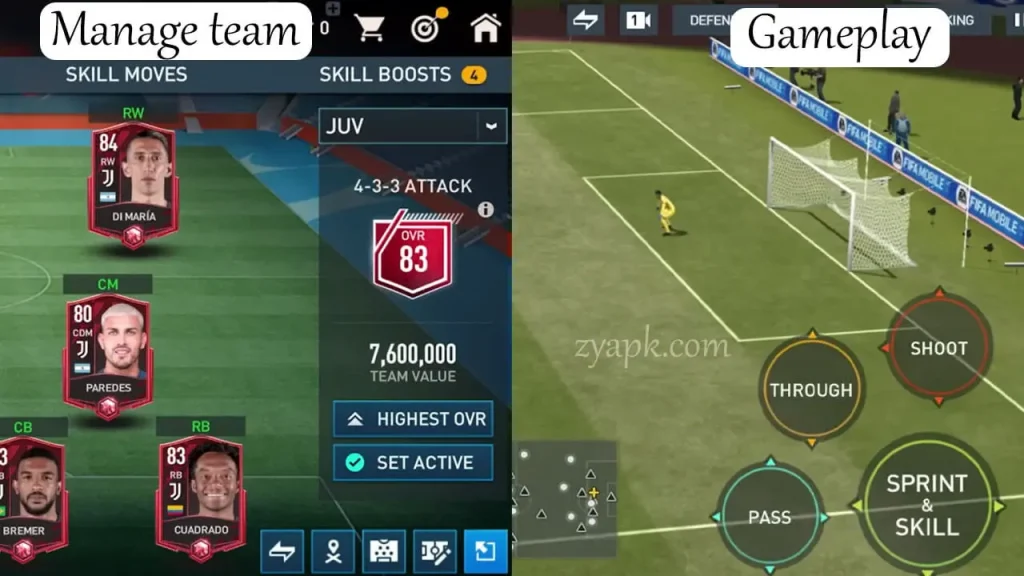 FIFA Mobile Apk gameplay